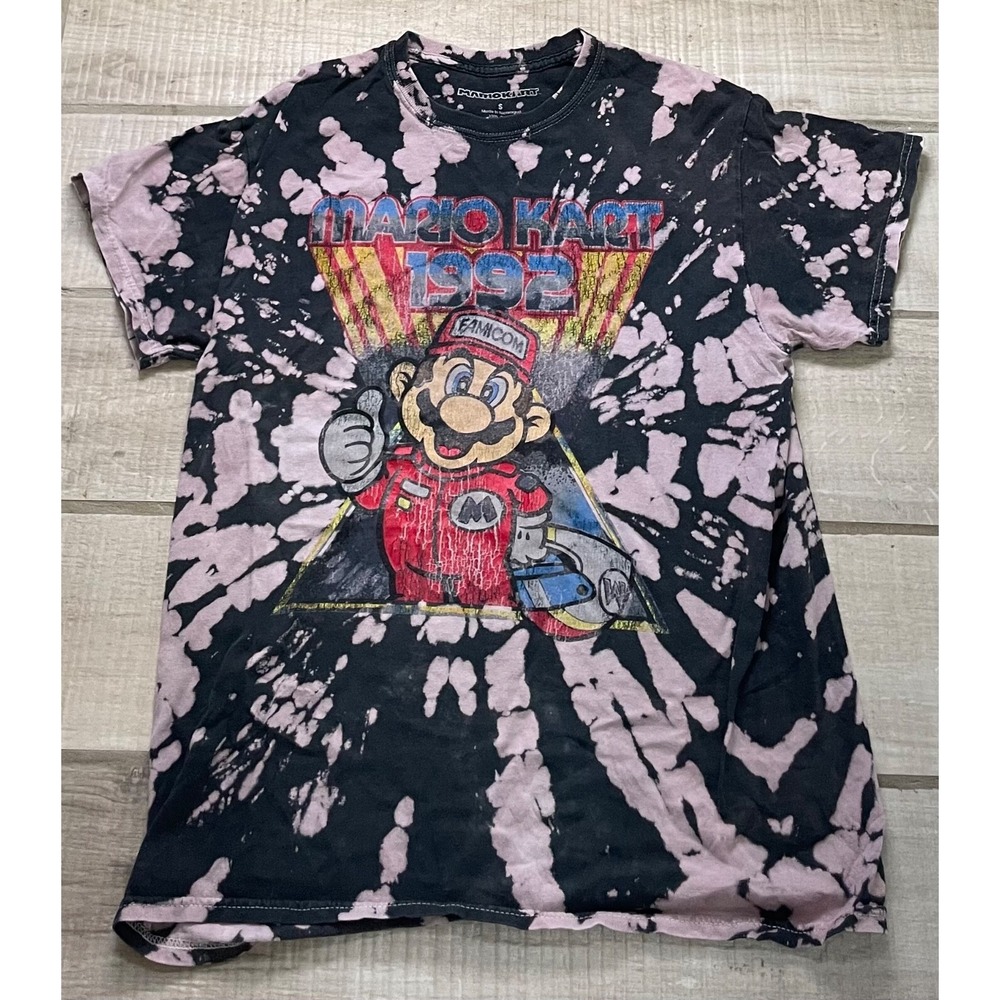 Nintendo Super Mario Kart Top Adult‎ Small Short Sleeve Shirt Classic Womens